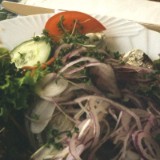 0209F 13 Matjes auf Schwarzbrot